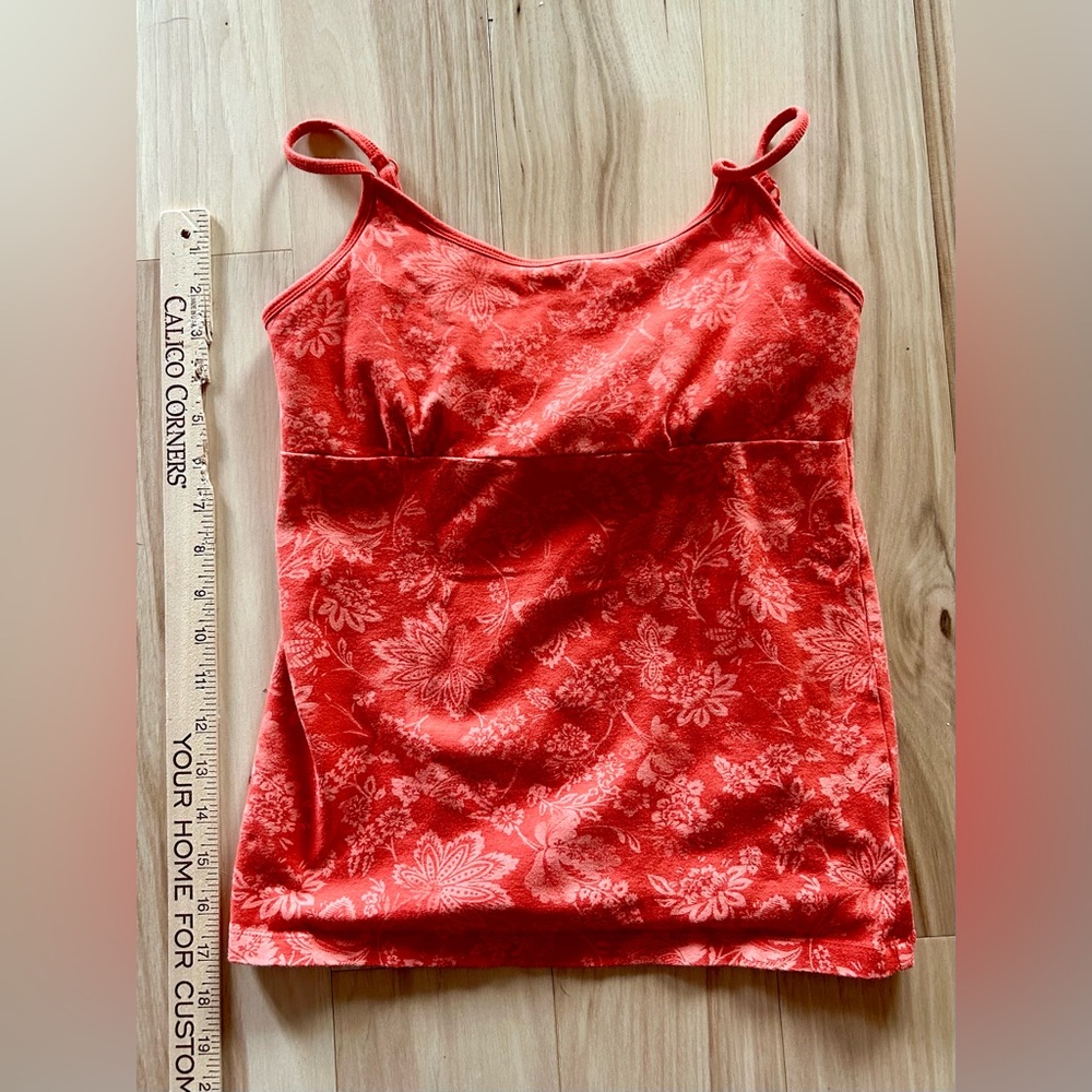 Red Floral Camisole